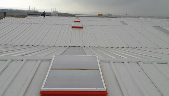 Çetin Makine Duman Damperi ve Çatı Çalışması