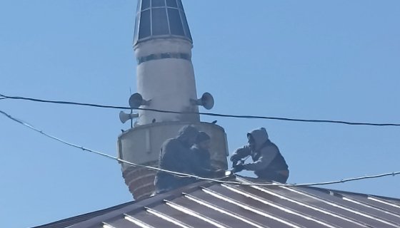 Sarıcakaya Camii Çalışması